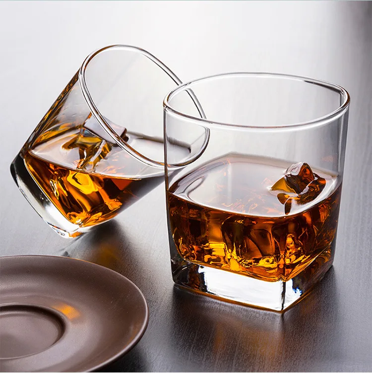 Transparent Glass Cup for Whiskey Wine Vodka Bar Club Beer Mug Drinkware Gifts | Дом и сад