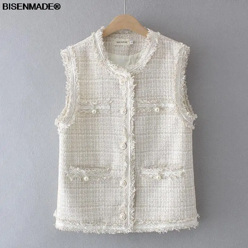 

Women Clothing Vests Plus Size 2021 Autumn Winter Outerwear New Jacket VINTAGE Chic Sleeveless Female Waistcoat