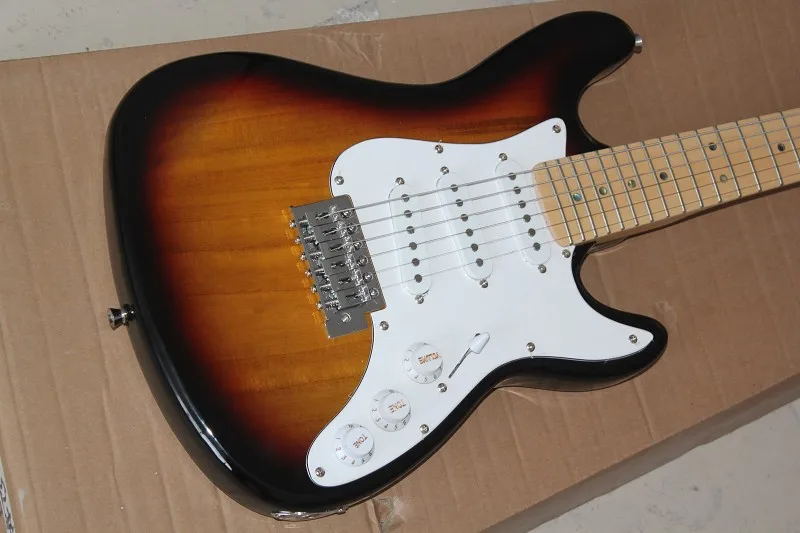 

Electric guitar 2020 high quality children's guitar, St style, SS s pickup, maple fingerboard, free delivery