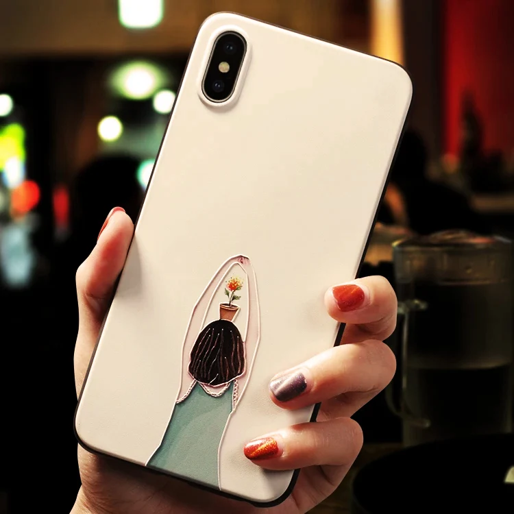 17 Милый чехол для телефона для девочек для iphone 7, 8, 6, 6s Plus, чехол для Apple iphone XR X, XS Max, чехол для iphone 11 Pro, Max, 5S, se, 5 s, чехол - Цвет: 17