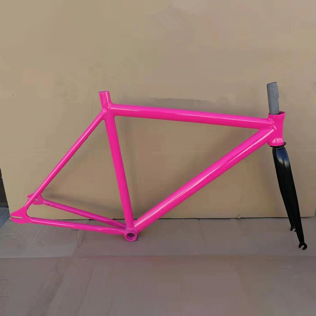 Серая велосипедная Рама с фиксированным механизмом рама из алюминиевого сплава