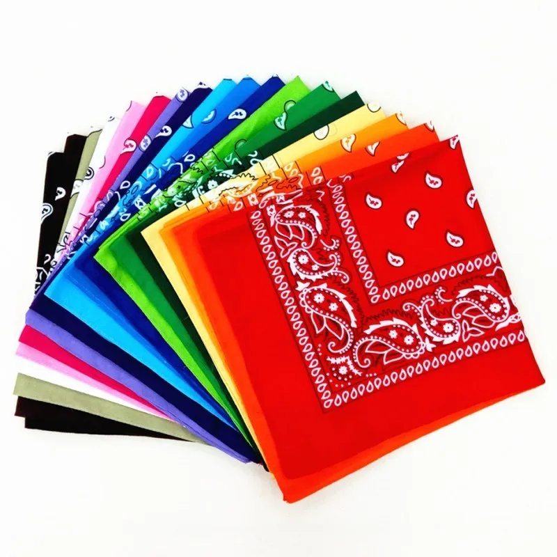 1 шт. новинка унисекс бандана в стиле хип хоп черный головной убор с пейсли