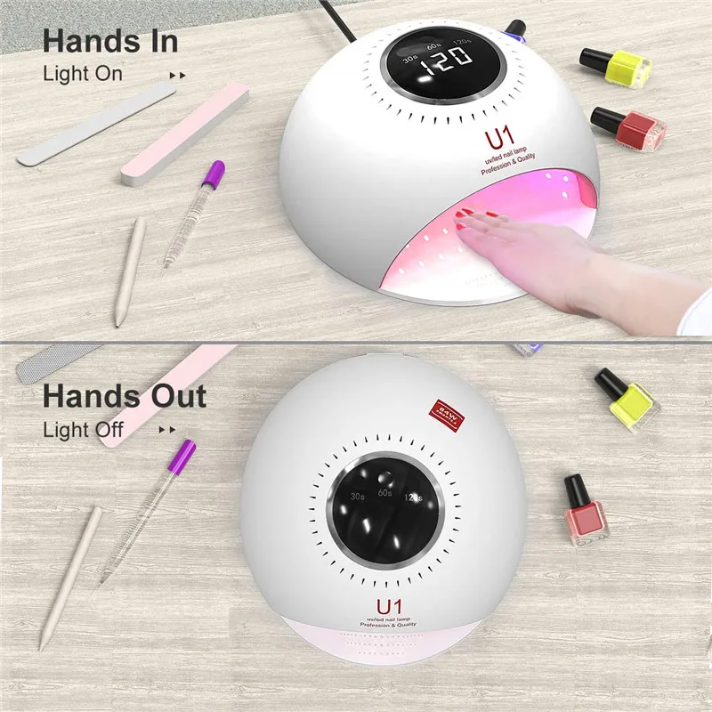 

84W High-power Nail Phototherapy Lamp Intelligent Induction Nail Machine Quick-drying Dual-source LED Phototherapy