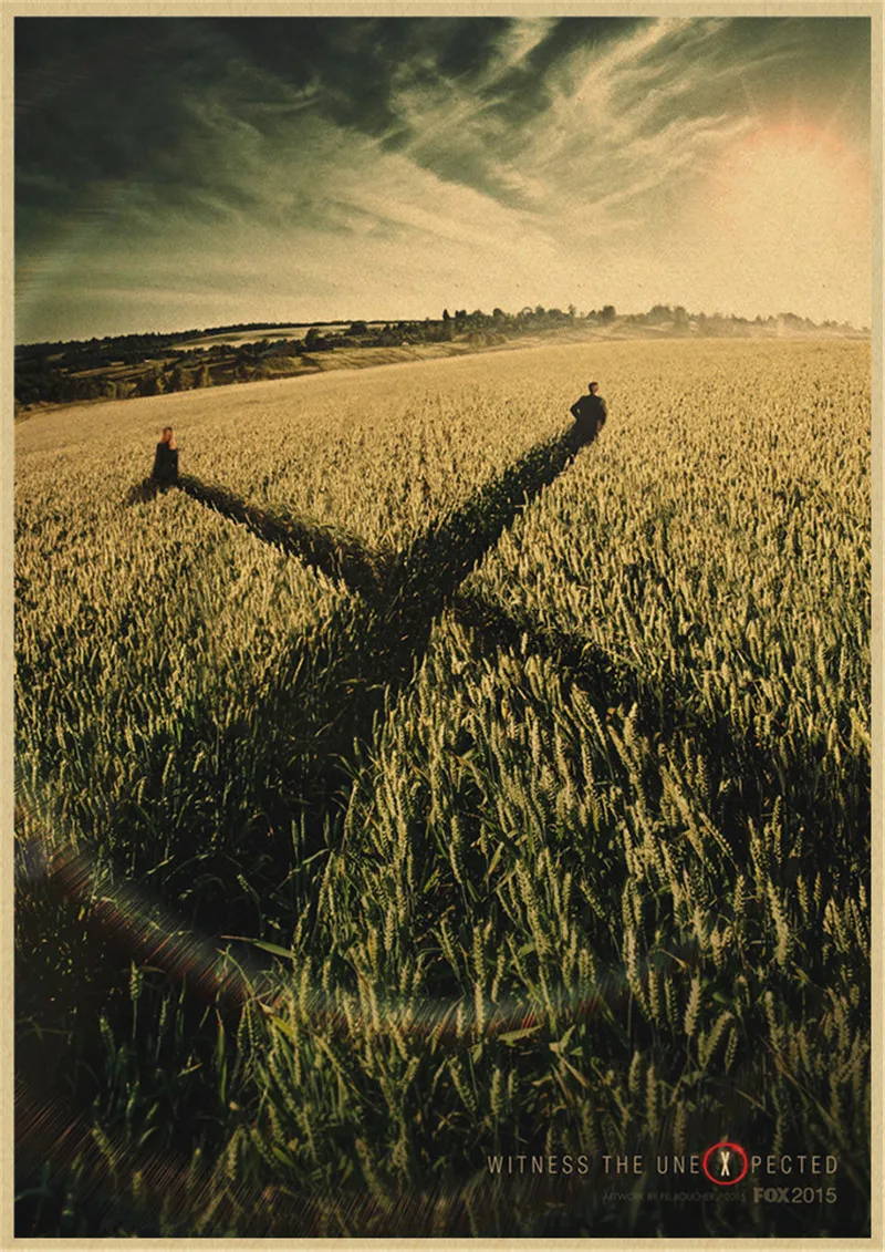 Постер X-файлы для телевизионной серии винтажные постеры дома бара декор