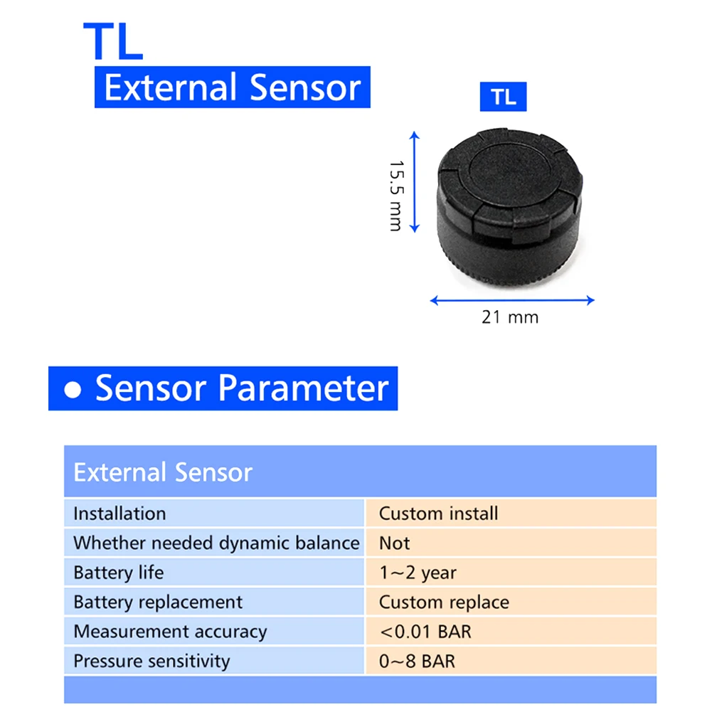 

Careud Car Tpms Wireless Auto Tire Pressure Monitoring System With 4 Sensors Lcd Embedded Monitor For Toyota