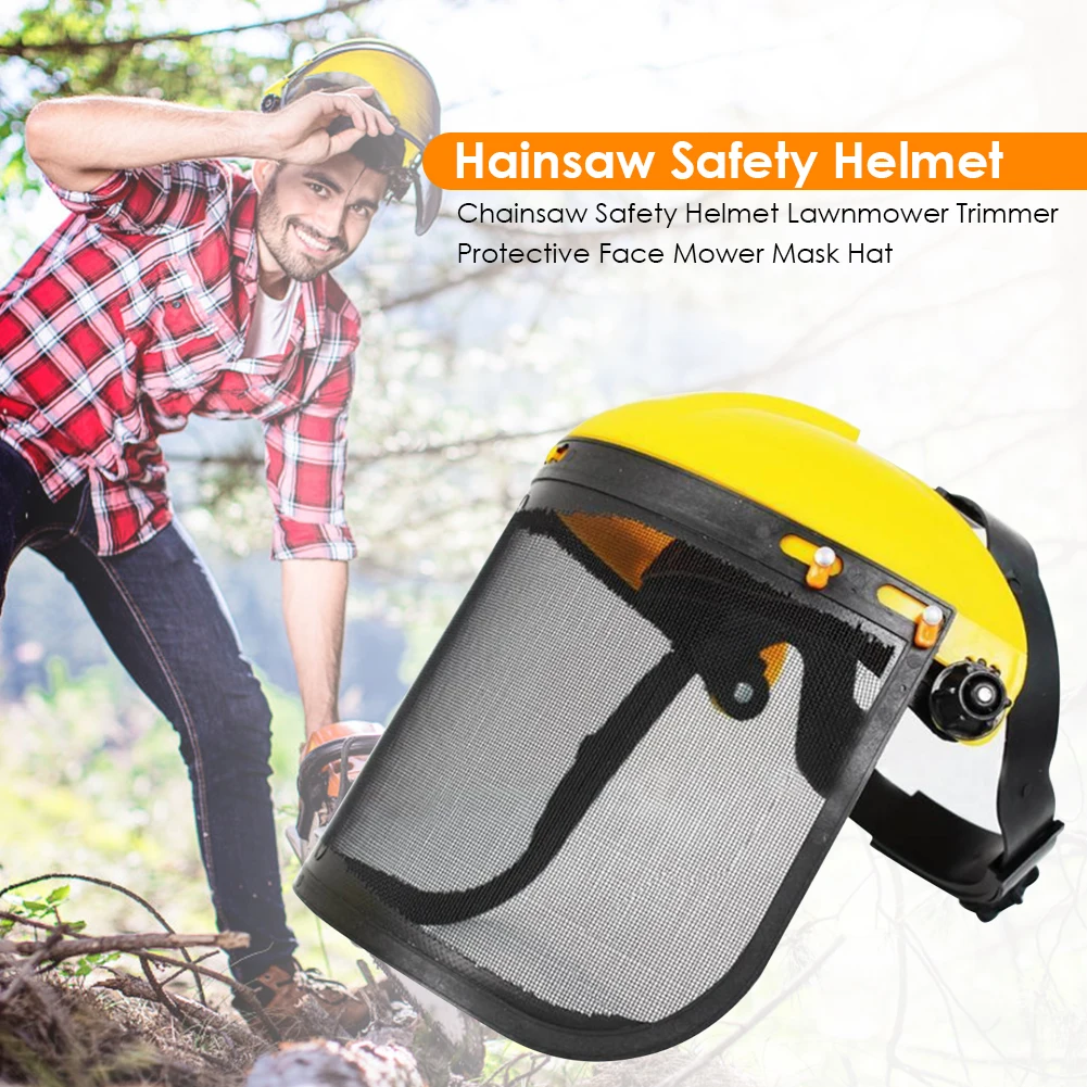 Садовый шлем защитный чехол для лица лесная электрическая резка бензопила