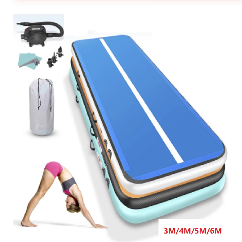 Надувной гимнастический матрас Airtrack надувной коврик для йоги Художественный