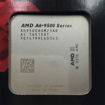 AMD A6 Series APU 9500 9500B 3 5 ГГц двухъядерный процессор 65 Вт Socket AM4 Новый|Процессоры| |