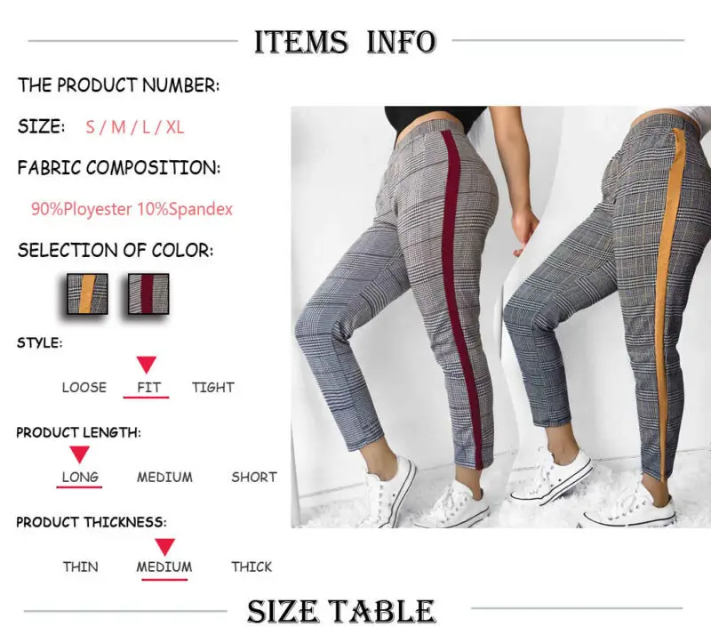 2019 модные брендовые новые женские осенние повседневные клетчатые облегающие