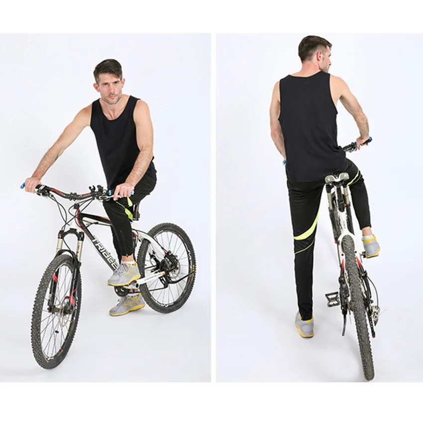 Дышащие мужские и женские велосипедные длинные брюки для горного велосипеда