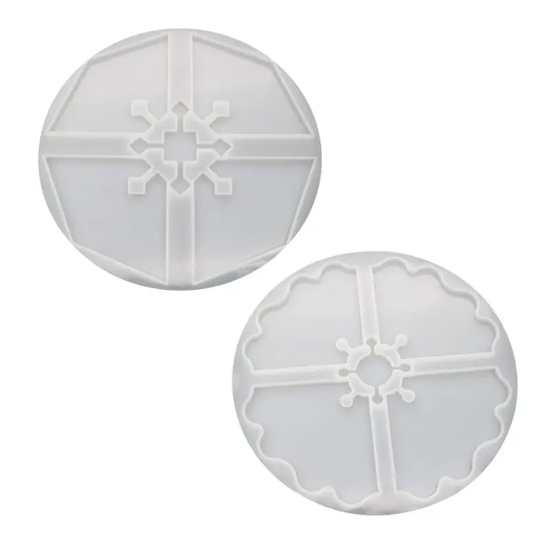 

Irregular Coaster Crystal Epoxy Mold Mirror Resin Silicone Molds DIY Handmade Cup Mat Accessories