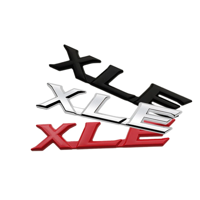 Металлическая Автомобильная наклейка XLE эмблема на багажник с эмблемой корпуса