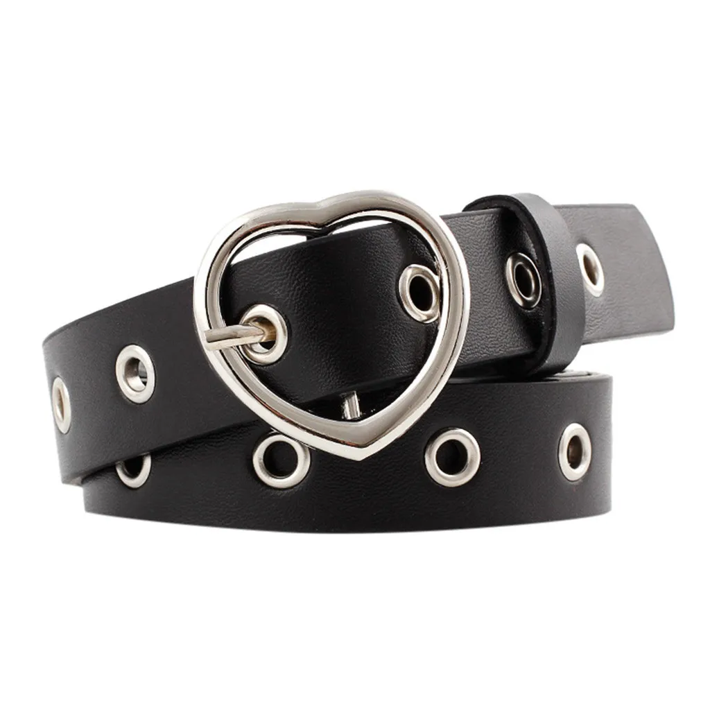 

Belts For Women Ladies Vintage Love Heart Buckle Leisure Leather Waist Belt Trouser Accessories Waistband Riem Zonder Gesp q4