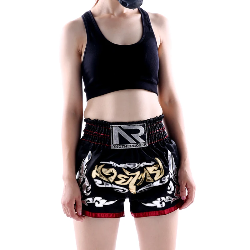 

mma Shorts bjj Kickboxing Short Boxe Thai Embroidery Men Women Kids Boxing Pants Sanda Fight Grappling Sports Trainning Trunks