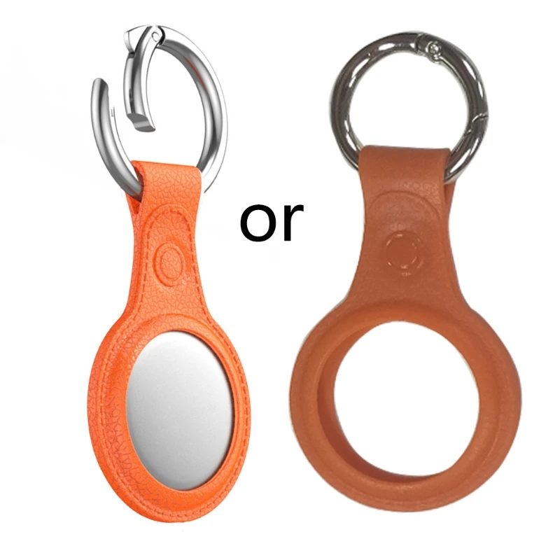 

TPU Texture Protective Cover Soft Silicone Case Shell Location Tracker Protector for AirTags Bluetooth Tracker Accessories