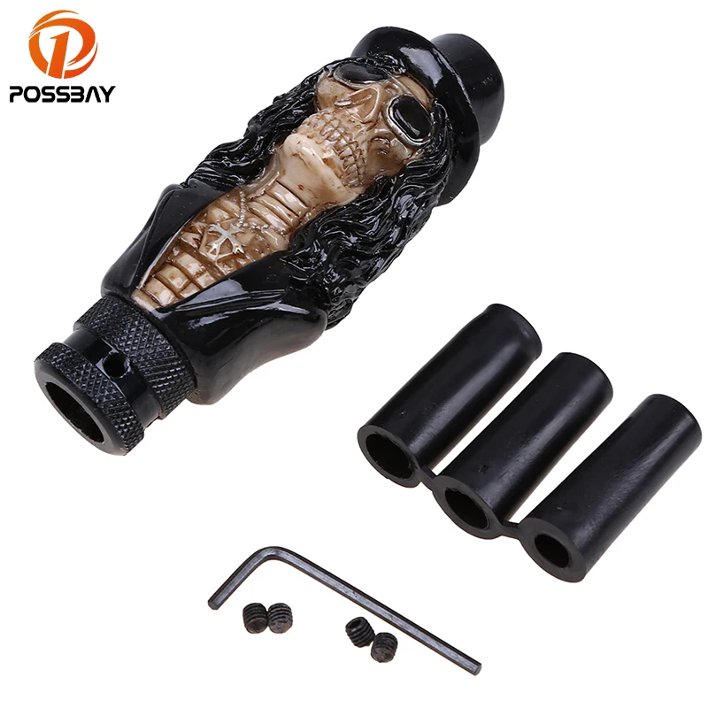Ручка переключения передач в виде черепа POSSBAY|skull shift|car gear shiftcar shift knob |