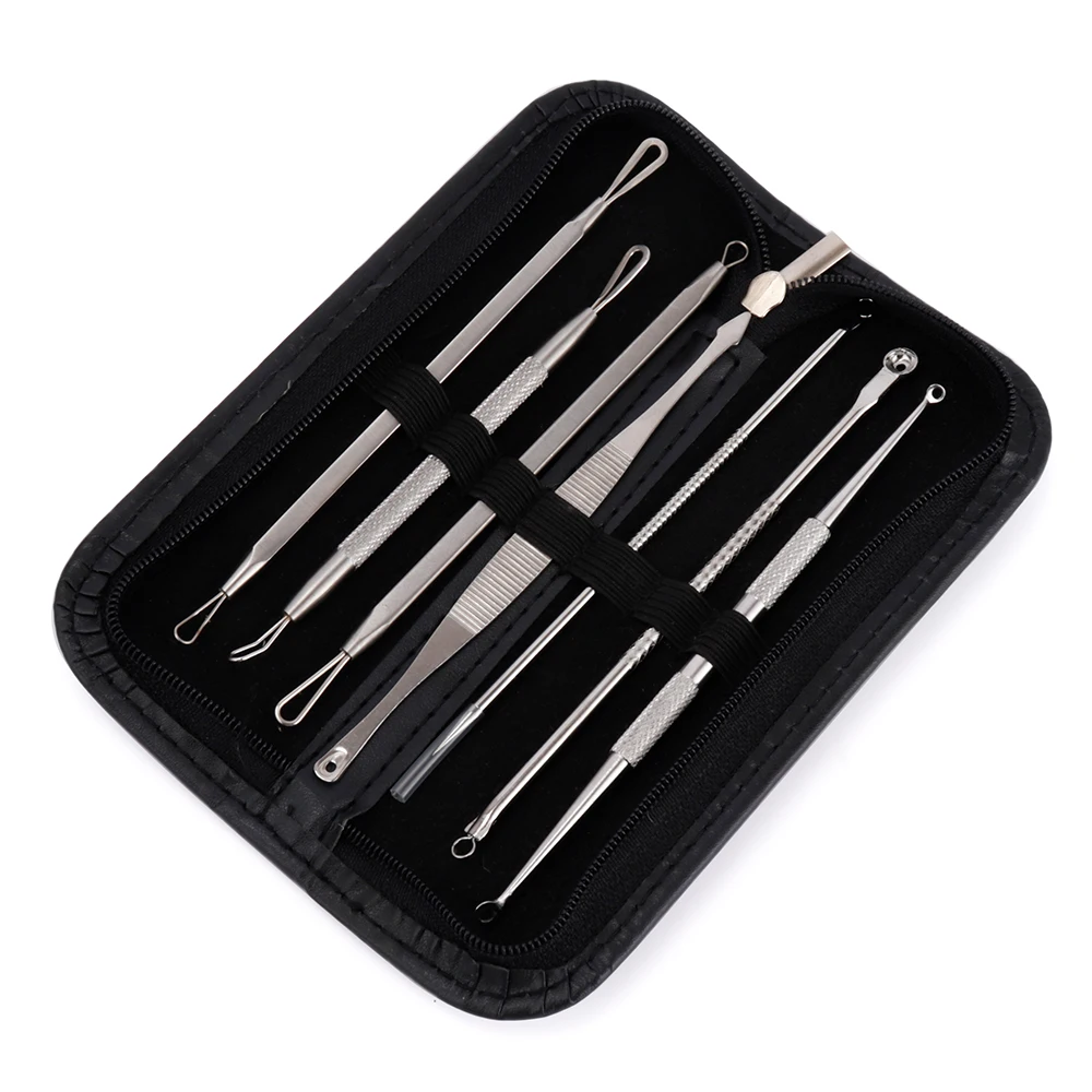 7 шт. пинцет из нержавеющей стали для ухода за кожей лица| |