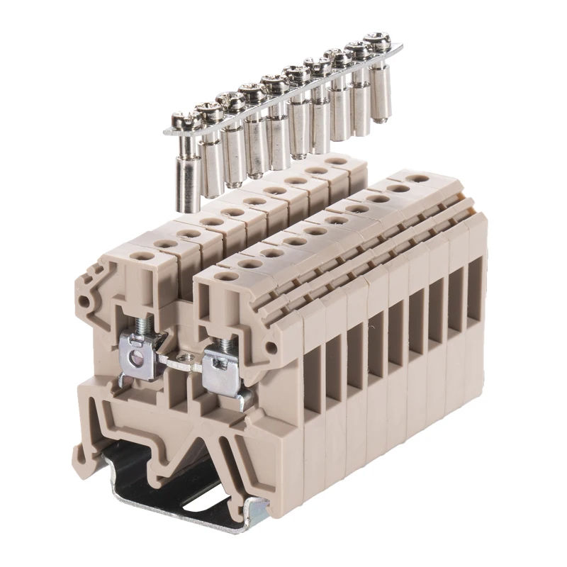 SEK 4L10 Bridge для клеммной колодки SAK4 аксессуары винтов на Din рейку соединительный
