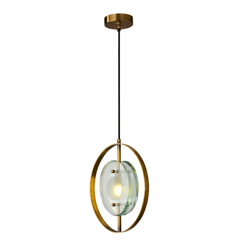 

Hand-polished Glass Crystal Pendant Ligth Dining Room Bedroom Bedside Corridor Decorative Lamps Pendant Lights Kitchen