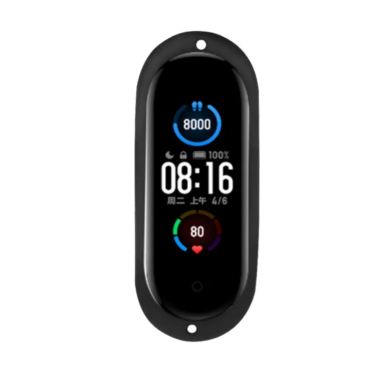 Ремешок на запястье для Mi Band 5 сменный кожаный плетеный браслет Xiaomi ожерелье