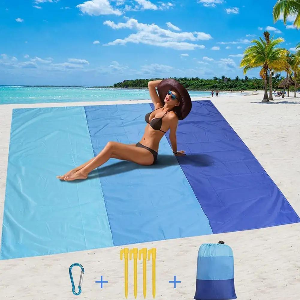 

Portable Picnic Beach Mat Pocket Blanket Waterproof Beach Mat Blanket Ground Mat Mattress Outdoor Picnic Mat Camping Equipment