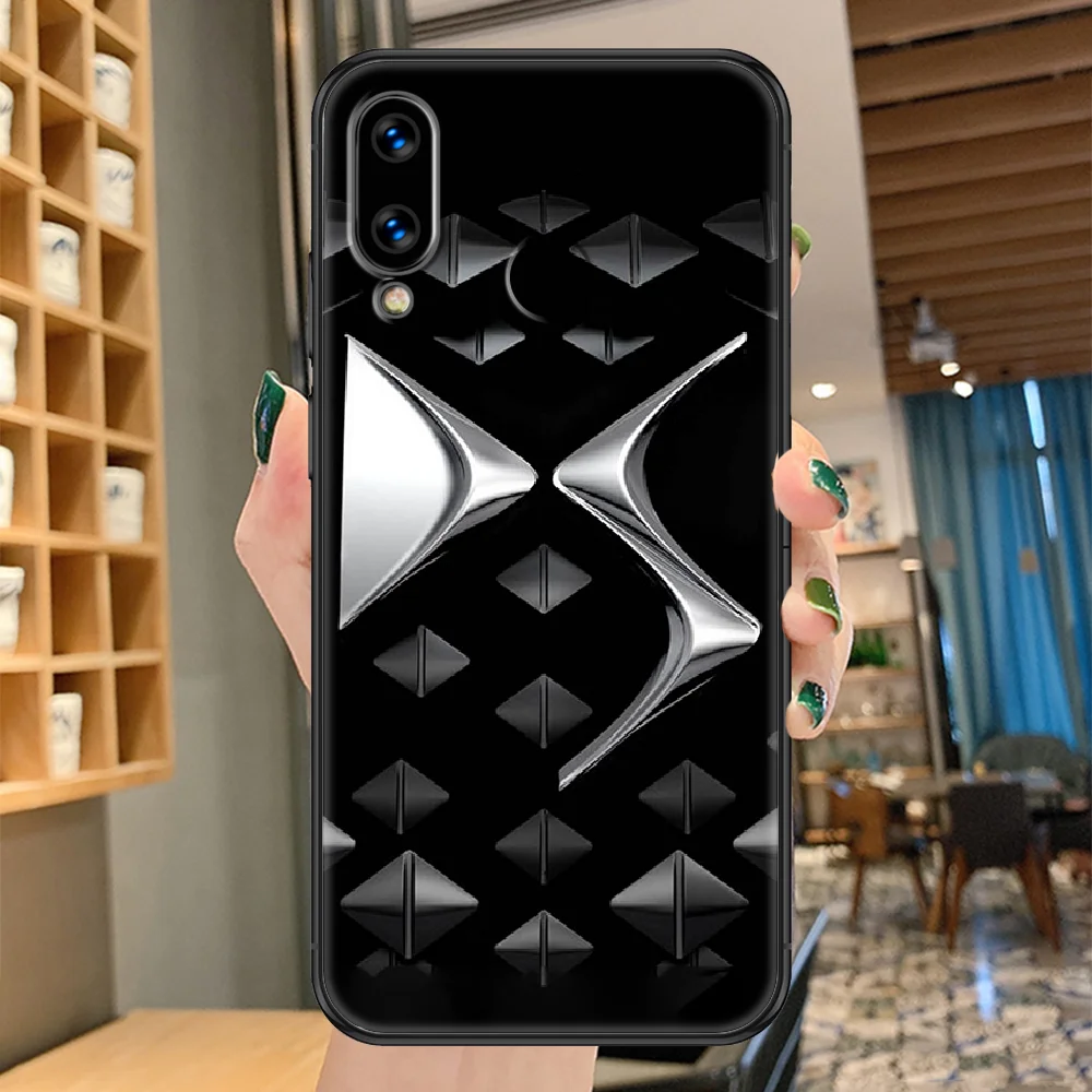 

Car Citroen Phone case For Huawei Honor 6 7 8 9 10 10i 20 A C X Lite Pro Play black fashion back art cell cover pretty shell