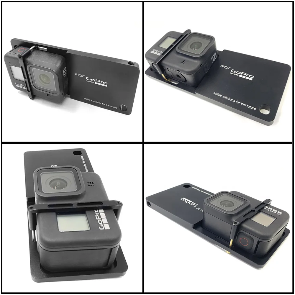 Ручной шарнирный адаптер переключатель Монтажная пластина для GoPro Hero 8 черная камера для DJI Osmo Feiyu Zhiyun Smooth Q Gimbal