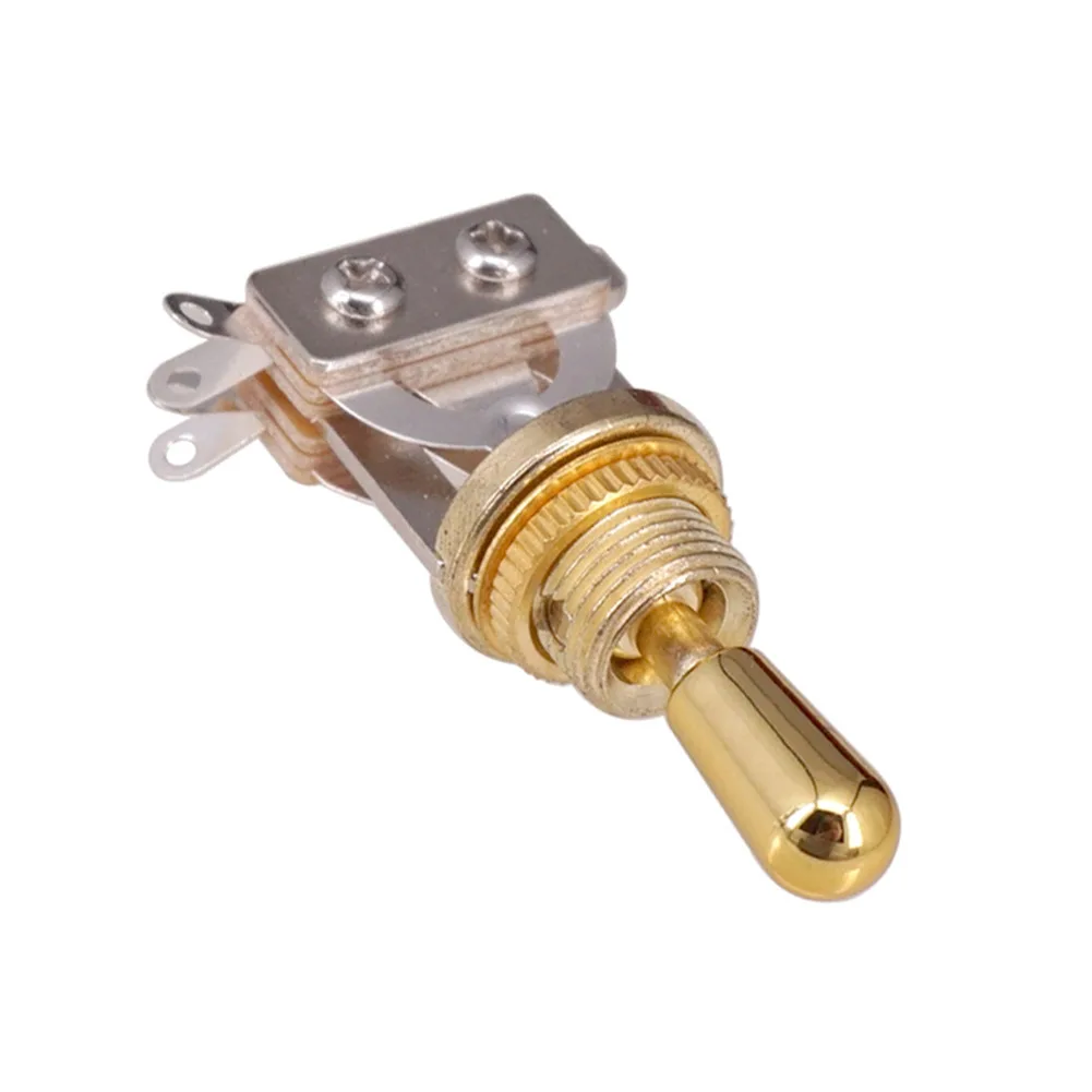 3 way e gitarre selector gitarre teil pickup tragbare messing schalter leichte toggle musik elemente für lp epi free global shipping