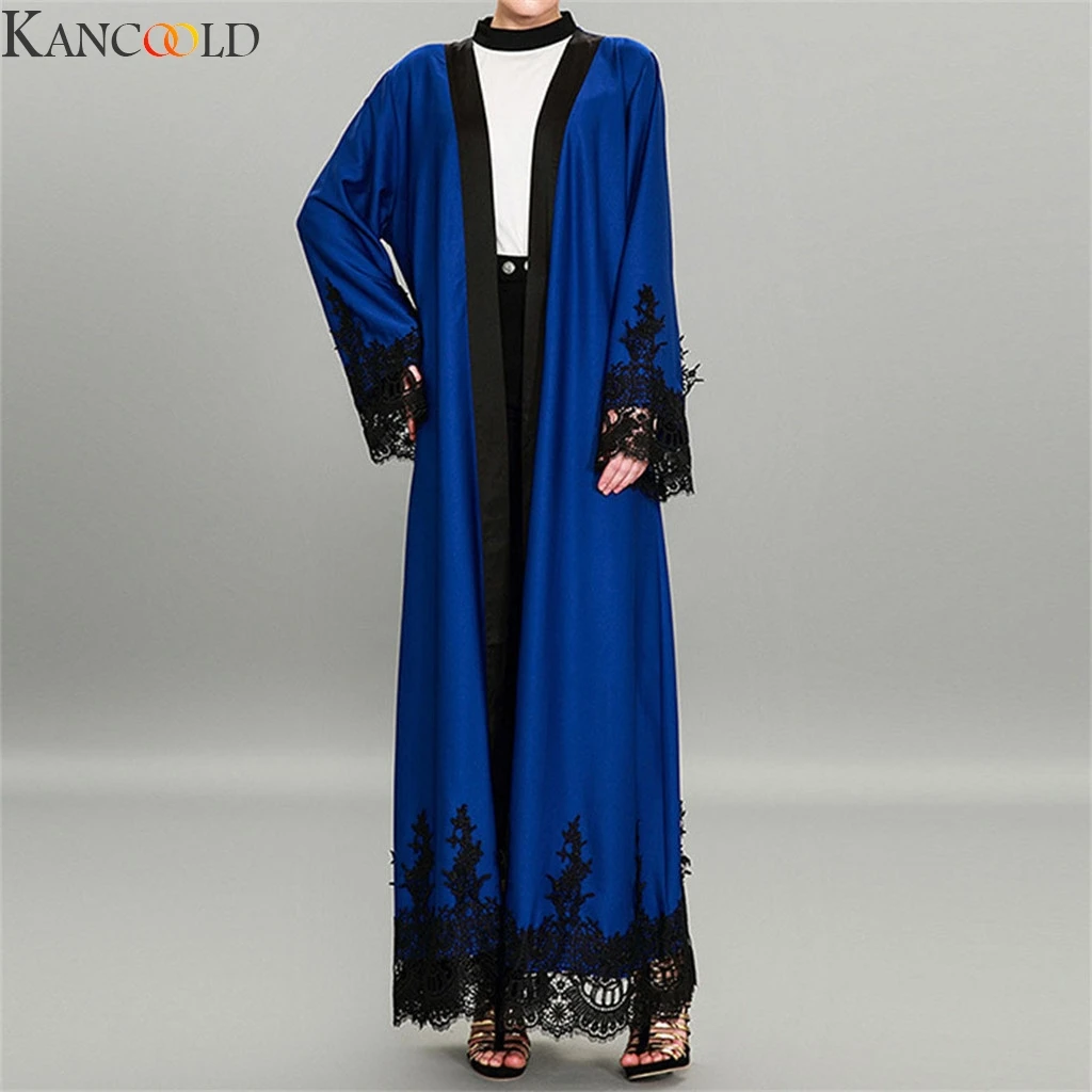 KANCOOLD для женщин этнические халаты Исламская мусульманская абайя Ближний Восток