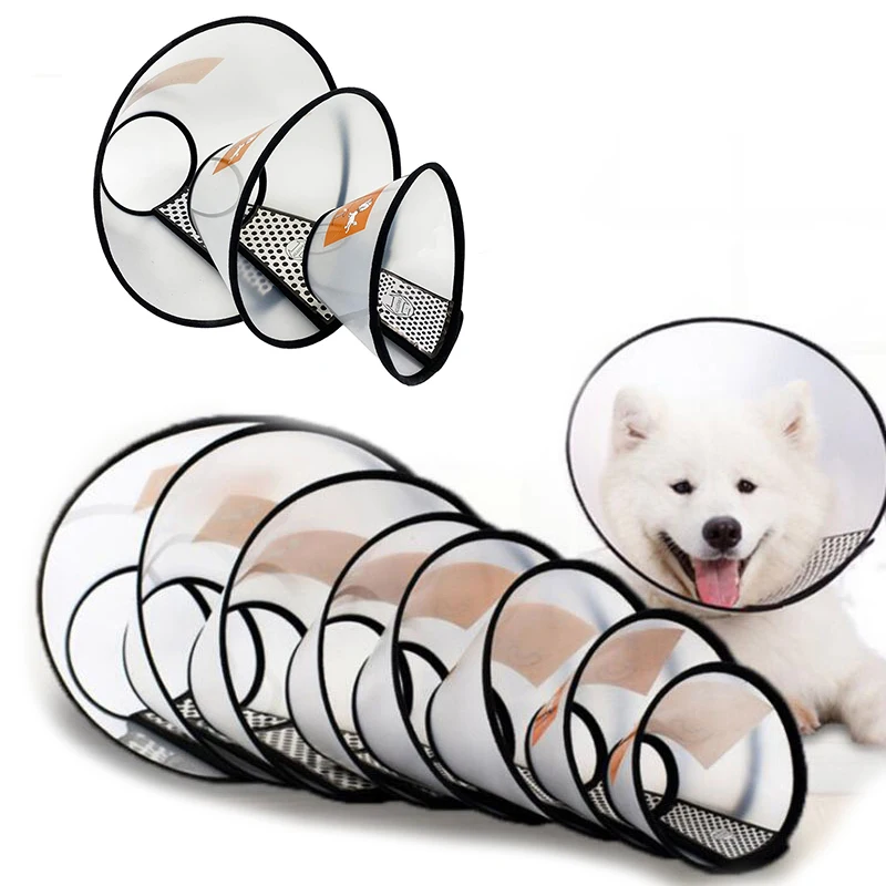 

Pet Dog Elizabeth Collar Protective Collar Neck Wound Healing Cone Prevention Pets Cat Bathing Grooming suministros para perros