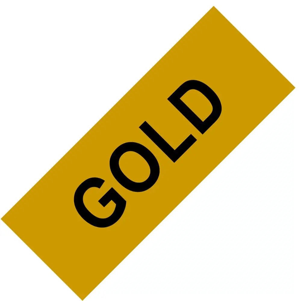 Black on Gold 5 шт. совместимые для King Jim/EPSON 20 цветов SS12KW SC12YW 6 мм 9 мм 18 мм ST12KW 12 мм ленты для этикеток для LW300 LW400 производитель этикеток - Цвет: Black on Gold