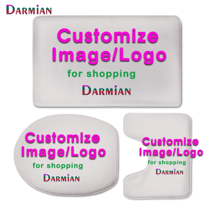 Набор ковриков для ванной с леопардовым принтом Нескользящие | Дом и сад