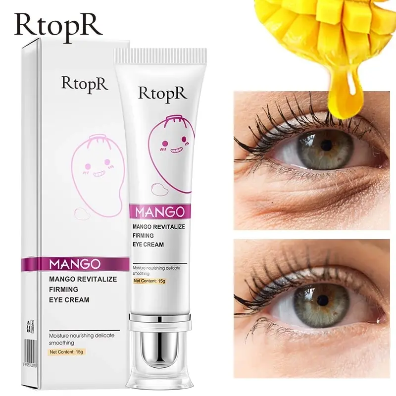 

RtopR Mango Eye Cream Anti-Wrinkle Moisturizing Anti-Age Remove Dark Circles Eye Care Against Puffiness And Bags Hydrate Cream