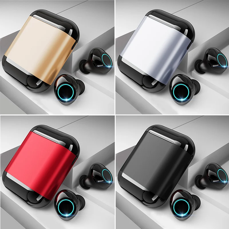 1 пара миниатюрные Беспроводные стереонаушники вкладыши с поддержкой Bluetooth 4000