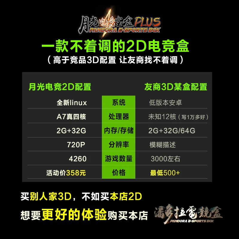 

3D Pandora's Box Arcade Game Machine Game Console 2020 Home Pandora TV Double Joystick Axis Old-Fashioned Old-Fashioned