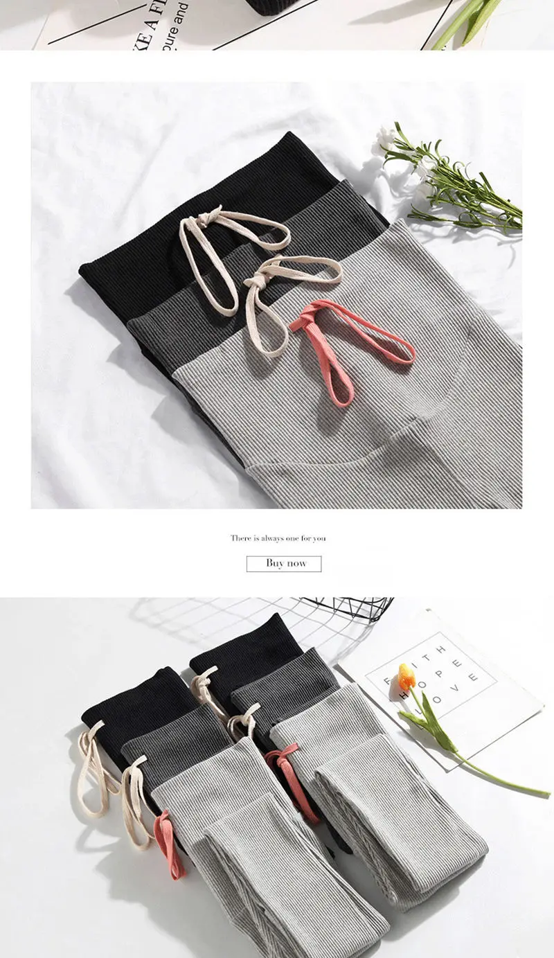 Pregnant Women Basic leggings Pants Maternity Clothes Trousers Spring Autumn Winter Plus Velvet Pants Maternity Out Wear