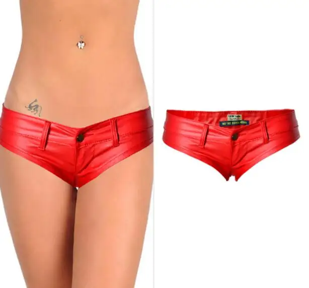 Сексуальные шорты женские короткие с заниженной талией мини из ПУ 2021|sexy shorts women|sexy