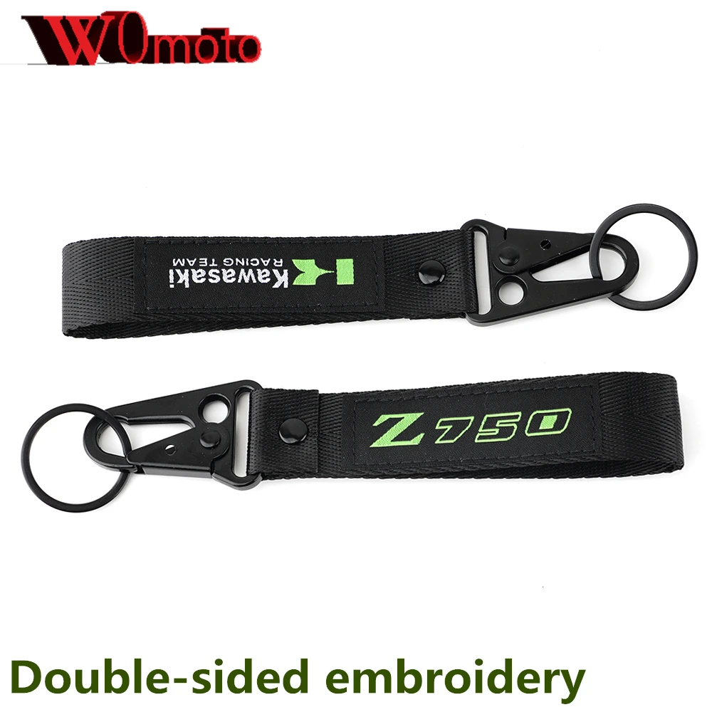 

Высококачественные новые аксессуары для мотоциклов, вышитый значок, брелок для Kawasaki Z-750 750 Z750, брелок с вышивкой