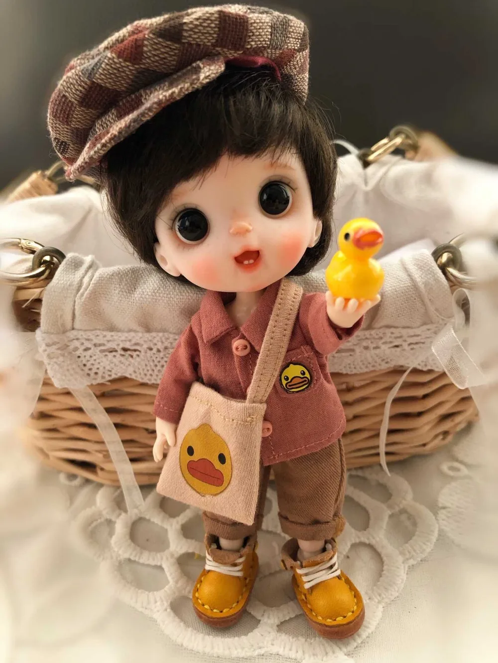 OB11 кукла голова Кастомизация 1/8 BJD куклы OB Полимерная глина