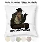 Наволочка Heisenberg для подушки, наволочка из хлопка и льна, Женская наволочка Dimitrescu 8 дюймов с изображением деревни, ужасов, биоаз Re8, игровой Итан