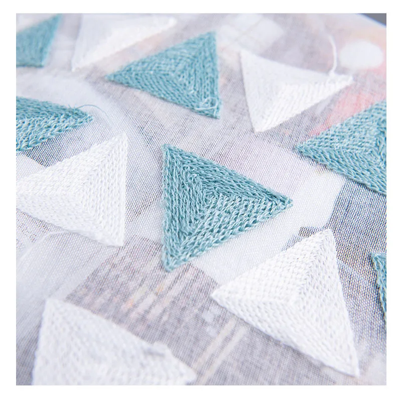 1 шт. Короткие шторы с карманом для кухни вышивкой|Занавески| |