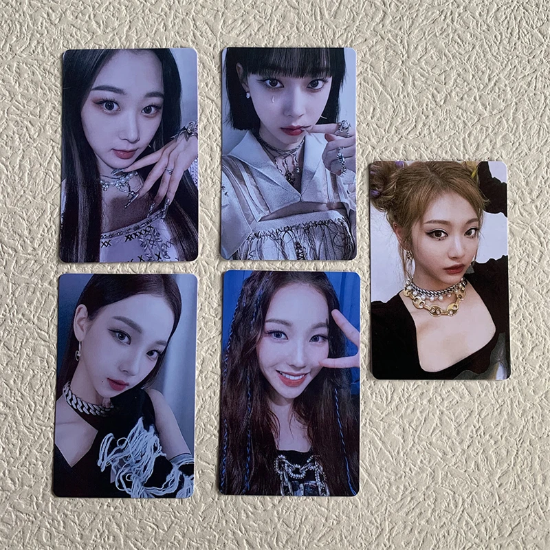 

5 шт./компл. KPOP Aespa новый альбом SAVAGE фотооткрытки KARINA Жизель зимние нинги ЛОМО открытки для поклонников коллекция Q58
