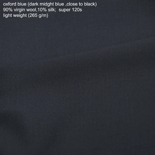 oxford blue WVSE Натуральная шерсть, мужской костюм, костюм на заказ, Роскошные шерстяные шелковые деловые костюмы для мужчин, Besopke костюм из шерсти, мужской костюм - Цвет: oxford blue WVSE