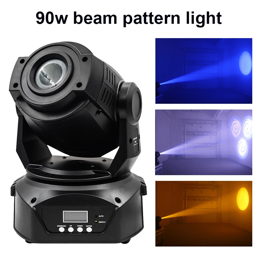 

90W pattern beam moving head light 3/6 prism projector DMX512 stage disco party dance floor effect light party music light