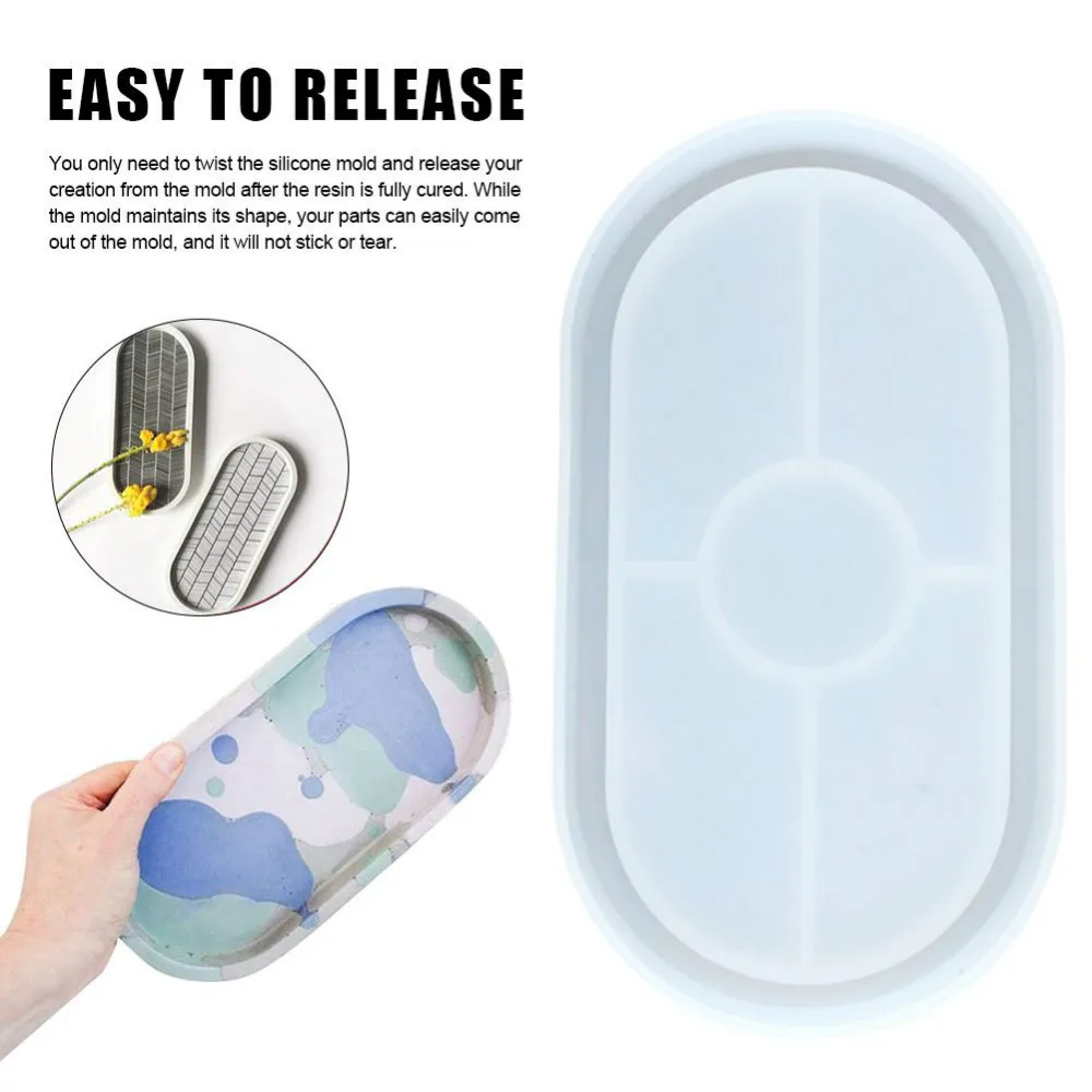 

Diy Oval Mold Ashtray Mold Coaster Flexible Silicone Tray Mold Polygon Epoxy Resin Casting Molds Plaster Mold Diy Craft Tool