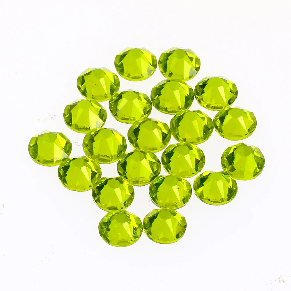 Цитрин Стразы горячей фиксации стразы с плоским основанием для утюга на