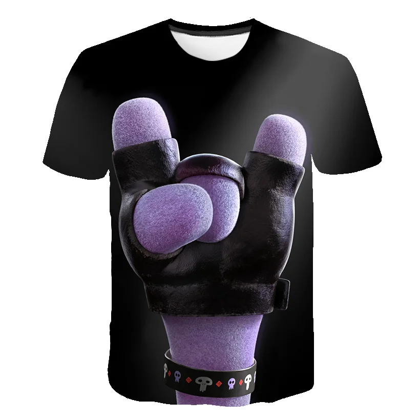 Детская футболка с короткими рукавами 3D-принтом Волшебный эльф топы для