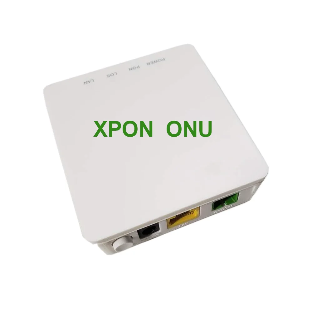 10pcs New ONT ONU XPON EPON/GPON SC APCDual mode 1GE With Single Lan Port Apply to FTTH Modems Termina English version | Мобильные