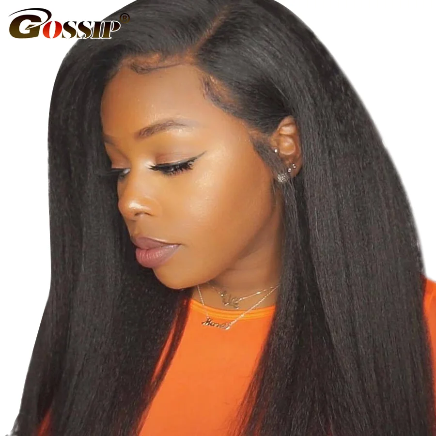 Парик из человеческих волос бразильские человеческие волосы волнистые для