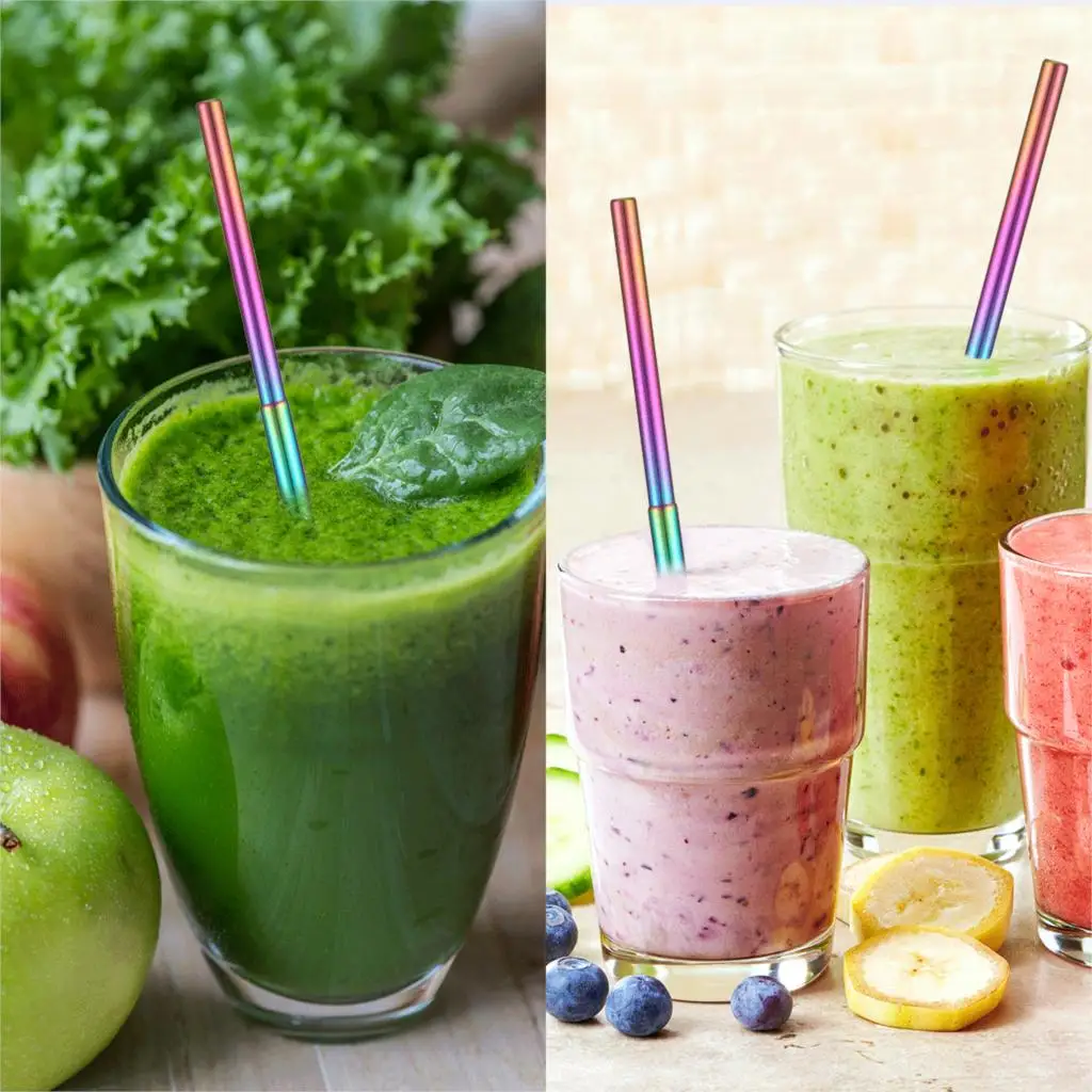 2 шт Портативный многоразовые трубочки телескопический Нержавеющая сталь